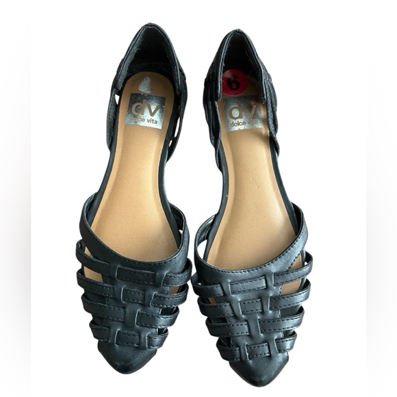 Dolce Vita Shoes - Dolce Vita Black Strappy Women's Flats